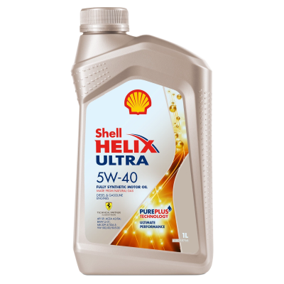Моторное масло Shell Helix Ultra 5W-40 API SP синтетическое, 1 л.
